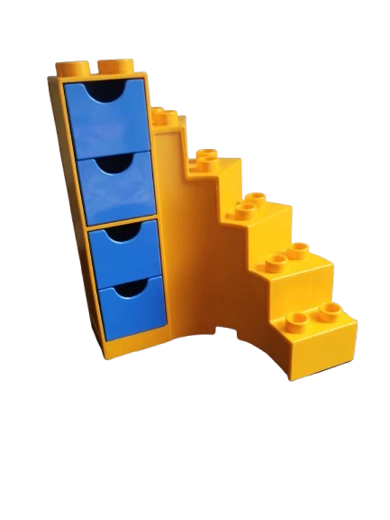 LEGO® DUPLO® SCHODY SCHODIŠTĚ + MODRÉ ŠUPLÍČKY