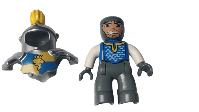 LEGO® DUPLO® FIGURKA MUŽ RYTÍŘ + BRNĚNÍ