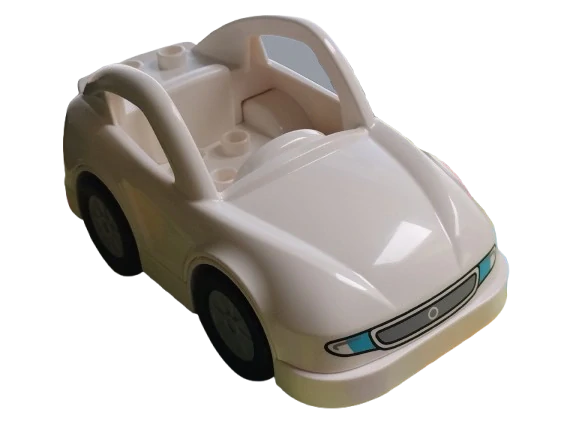 LEGO® DUPLO® ZÁVODNÍ SPORTOVNÍ AUTO NA SETRVAČNÍK - PUSH&GO