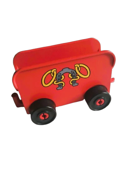 LEGO® DUPLO® ČERVENÉ AUTO PŘÍVĚS PRO KONĚ