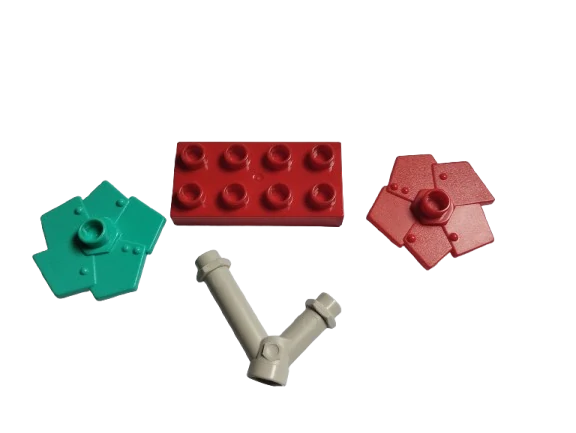 LEGO® DUPLO® LITTLE ROBOTS STONEK + KVĚTINY + TRAVERZKA - SADA