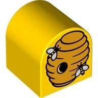 LEGO®DUPLO® KOSTKA S POTISKEM VČELÍ ÚL