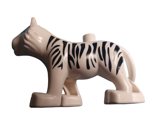 LEGO® DUPLO® TYGR VELKÝ BÍLÝ - VIZ POPIS