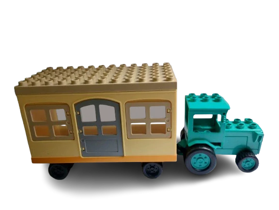 LEGO® DUPLO® BOŘEK STAVITEL - TRAKTOR VÁŠA VÁCLAV TRAVIS + KARAVAN