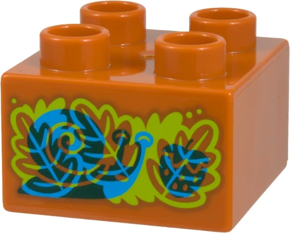 LEGO® DUPLO® KOSTKA 2X2 A 2X4 SPECIÁLNÍ POTISK + 2 ČOČKY - SADA
