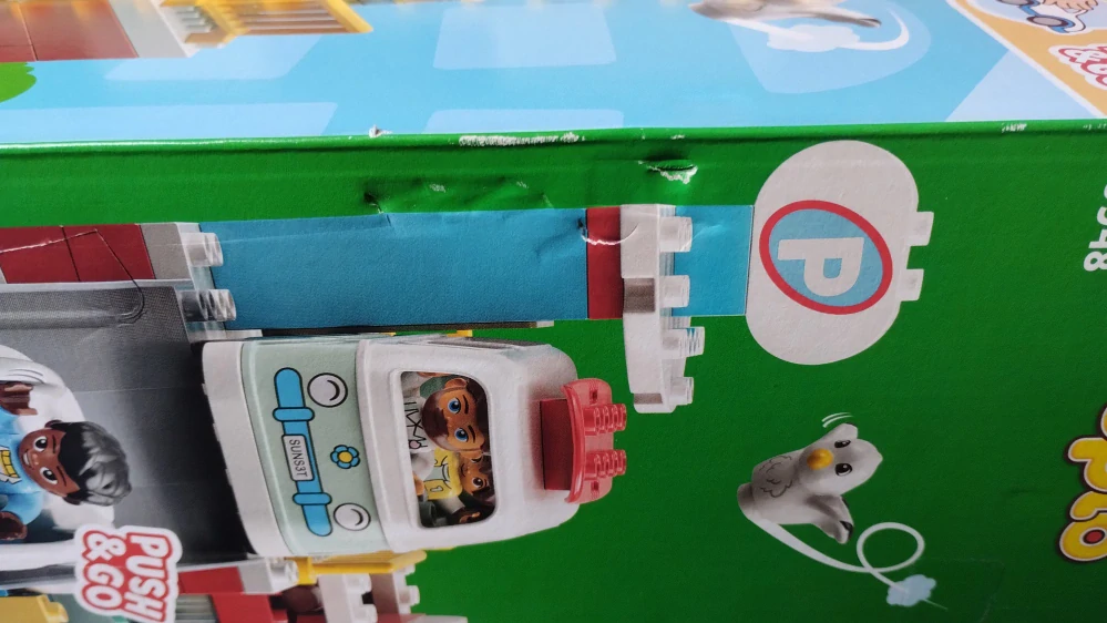 LEGO® DUPLO® 10948 GARÁŽ A MYČKA AUT - KRABICE VIZ POPIS