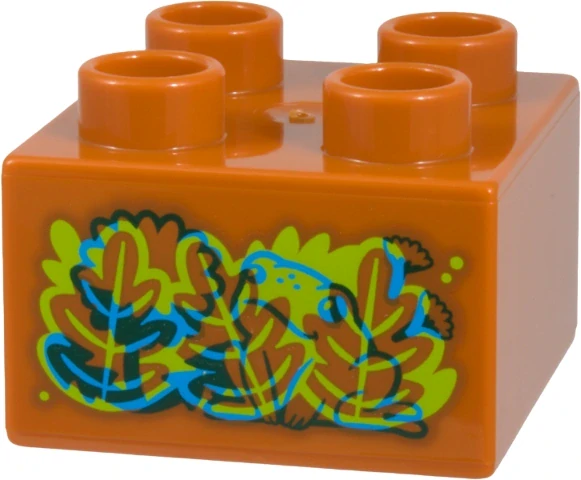 LEGO® DUPLO® KOSTKA 2X2 A 2X4 SPECIÁLNÍ POTISK + 2 ČOČKY - SADA