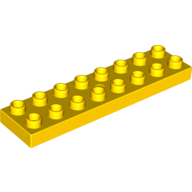 LEGO® DUPLO® KOSTKA TRAVERZKA 2X8 NÍZKÁ