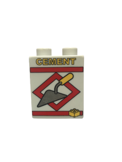 LEGO® DUPLO® KOSTKA POTISK CEMENT