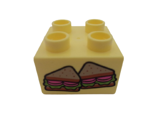 LEGO® DUPLO® KOSTKA S POTISKEM SENDVIČ