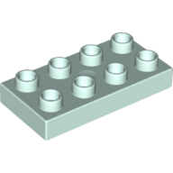 LEGO® DUPLO® KOSTKA TRAVERZKA 2x4 NÍZKÁ