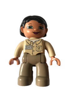 LEGO® DUPLO® FIGURKA ŽENA OŠETŘOVATELKA ZOO