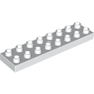 LEGO® DUPLO® KOSTKA TRAVERZKA 2X8 NÍZKÁ