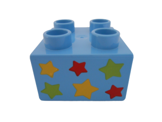 LEGO® DUPLO® KOSTKA S POTISKEM HVĚZDIČKY