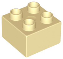 LEGO® DUPLO® KOSTKA KOSTKY 2X2 NOPY