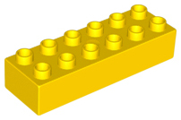 LEGO® DUPLO® KOSTKA TRAVERZA 2X6 NOPŮ VYSOKÁ