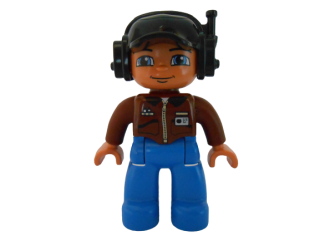 LEGO® DUPLO® FIGURKA MUŽ PILOT NAVIGÁTOR