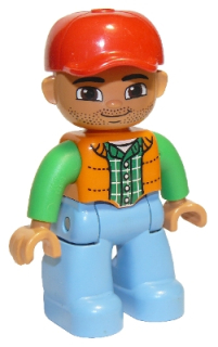 LEGO® DUPLO® FIGURKA MUŽ TATÍNEK FARMÁŘ