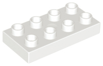 LEGO® DUPLO® KOSTKA TRAVERZKA 2x4 NÍZKÁ