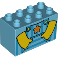 LEGO DUPLO KOSTKA POTISK RUCE TĚLO