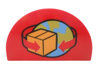 LEGO® DUPLO® KOSTKA POTISK ZÁSILKA POŠTA