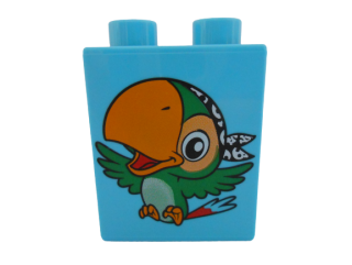 LEGO® DUPLO® PIRÁT JAKE KOSTKA S POTISKEM PAPOUŠEK