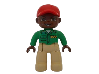LEGO® DUPLO® FIGURKA ZOO MUŽ OŠETŘOVATEL