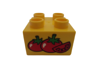 LEGO® DUPLO® KOSTKA S POTISKEM RAJSKÁ JABLÍČKA RAJČATA