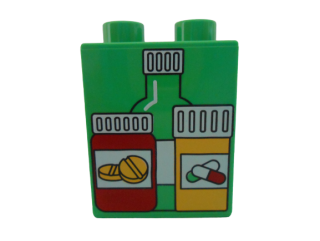 LEGO® DUPLO® KOSTKA 2X1 S POTISKEM LÉKY