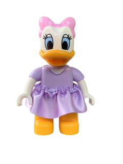 LEGO® DUPLO® FIGURKA ŽENA KAČKA DAISY DUCK + SUKNĚ ZE SETU 10942