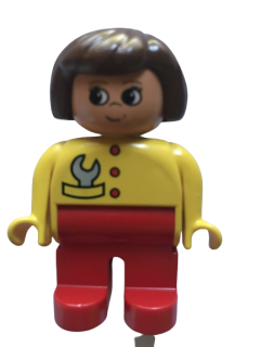 LEGO® DUPLO® FIGURKA ŽENA MAMINKA OPRAVÁŘKA