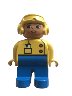 LEGO® DUPLO® PANÁČEK ŽENA FIGURKA PILOTKA