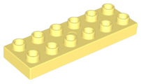 LEGO® DUPLO® KOSTKA TRAVERZKA NÍZKÁ 2x6 NOPY