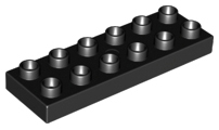 LEGO® DUPLO® KOSTKA TRAVERZKA NÍZKÁ 2x6 NOPY