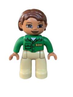 LEGO® DUPLO® FIGURKA ŽENA OŠETŘOVATELKA ZOO