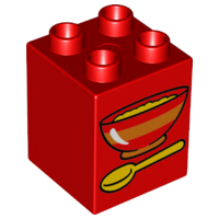 LEGO® DUPLO® KOSTKA S POTISKEM MISKA