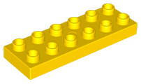 LEGO® DUPLO® KOSTKA TRAVERZKA NÍZKÁ 2x6 NOPY