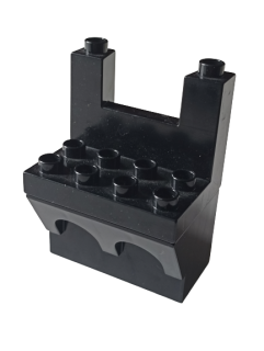 LEGO® DUPLO® HRADBA OCHOZ CIMBUŘÍ ČERNÉ