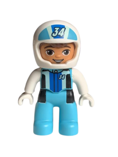 LEGO® DUPLO® FIGURKA MUŽ ZÁVODNÍK