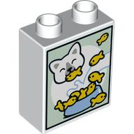 LEGO® DUPLO® KOSTKA S POTISKEM KRMENÍ PRO KOČKY
