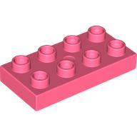 LEGO® DUPLO® KOSTKA TRAVERZKA 2x4 NÍZKÁ