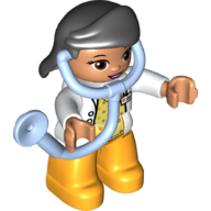 LEGO® DUPLO® FIGURKA ŽENA LÉKAŘKA DOKTORKA SE STETOSKOPEM