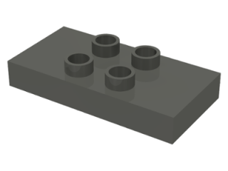 LEGO® DUPLO® KOSTKA TRAVERZKA 2x4 NÍZKÁ