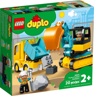 LEGO® DUPLO® 10931 NÁKLAĎÁK A PÁSOVÝ BAGR