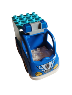LEGO® DUPLO® AUTO DODÁVKA POLICIE S MAJÁKEM - POŠKRÁBANÉ