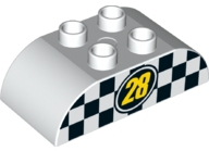 LEGO® DUPLO® KOSTKA OBLÁ 2X4 S POTISKEM