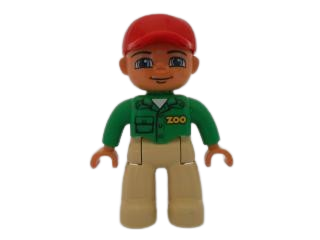 LEGO® DUPLO® FIGURKA ZOO MUŽ OŠETŘOVATEL
