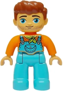 LEGO® DUPLO® FIGURKA TATÍNEK MUŽ FARMÁŘ