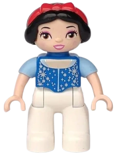 LEGO® DUPLO® FIGURKA ŽENA SNĚHURKA BEZ SUKNĚ