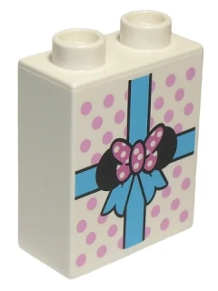 LEGO® DUPLO® KOSTKA 2X1 POTISK MINNIE MAŠLE